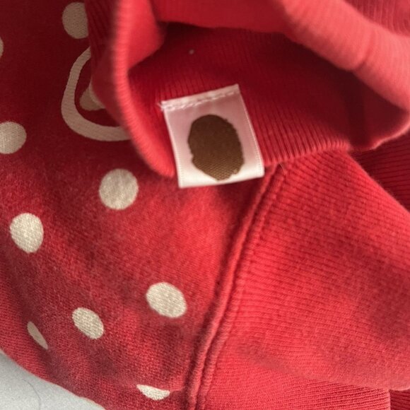 OG BAPE RED POLKA DOT SHARK ZIP UP - Picture 8 of 11